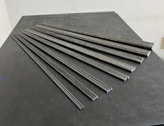 12L14 Steel Round Bar Stock Assortment – 24 Small Diameter Rods – CNC Lathe