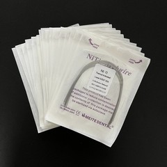 20Packs Dental Orthodontic Thermal Activated Niti Arch Wires Rectangular Natural