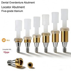 Dental Ti Locator Abutment ZEST Anchor Mini Platform Overdenture for Hiossen ET
