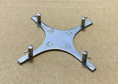 Dental Orthodontic Bracket Positioner Bracket Placement Gauge Locator Instrument