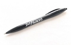 30 Misprint Retractable Click Pens JAVALINA Hub Pen Lot BLACK & BLACK TRIM