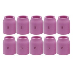 10PK TIG Gas Lens Alumina Nozzle Ceramic Cup 53N61S 8# 8#, Purple