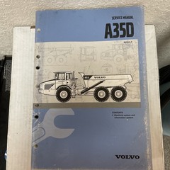 VOLVO A35D Electrical Portion of Service REPAIR OVERHAUL MANUAL BOOK