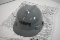 MSA V-Guard Type I Protective Helmet Gray Safety Hard Hat Branded 495736