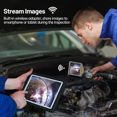 6.5mm TD500 Borescope Inspection Camera Two-Way Articulating Endoscope Camera