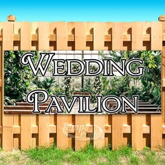 WEDDING PAVILION Advertising Marriage Vinyl Banner Flag Sign USA SB11220