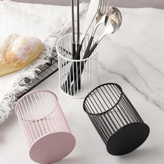Metal Pen Holder Cup for Desk Makeup Brushes Pencil Holders Home Office
