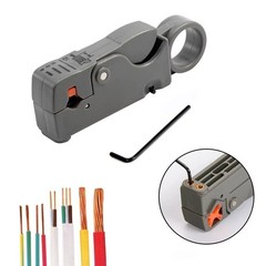 Cable Stripper Coaxial Wire Coax Stripping Tool RG6 RG11 RG58 RG59 Universal