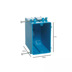 PVC 1-Gang 20 Cu. In. New Work Electrical Outlet Box
