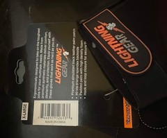 [0915Q/HO/XL] Lightning Gear Crimson Warrior Mechanic’s Glove – Orange/Black