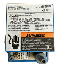 73K8601 Lennox Pulse Ignition Control Johnson Controls G891TCA-8103 NEW