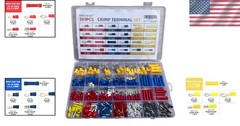 Versatile 385-Piece Electrical Terminal Kit for Automotive and Household Repairs