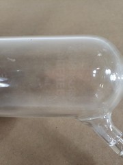 Chipped Chemglass AF-0548-02 200mL Addition Funnel 24/40 Joint Size Med Frit