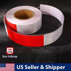DOT-C2 Conspicuity Tape Car Truck Warning Reflective Reflector Stickers 2”x50’US