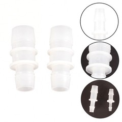 Quickun Plastic Hose Barb Reducer Fitting 1/4″ to 5/32″ 1/4-5/32, Pack Of 2