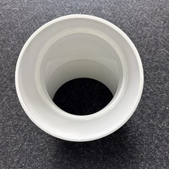 NDS 6P03 PVC 45-Degree Elbow, 6-Inch, for Hub X 6 inches, White