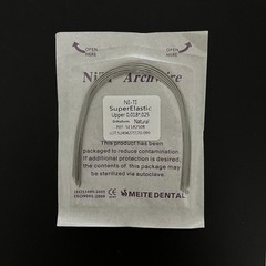 Dental Orthodontic Niti Super Elastic Rectangular Arch Wire Ovoid/Natural
