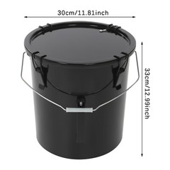 6 Gallon Grease Disposal Bucket, Large Capacity Oil Disposal Transport Container