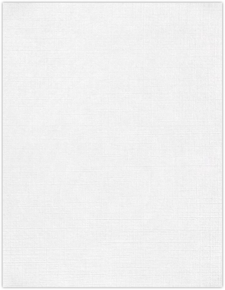LUXPaper 8.5″ x 11″ Linen Paper | Letter Size | White Linen | 24lb. Paper Wei…