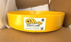 Mighty Line® Deluxe Safety Tape – 2″ x 100′ YELLOW Free Shipping