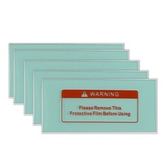 Antispatter Lens Protective Film Pack of 5 High Transparency PC Material