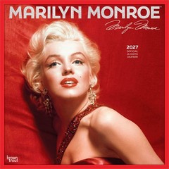 Marilyn Monroe OFFICIAL 2027 12×24″ (Hanging) Wall Calendar | Foil Stamped Cover