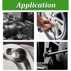 283-Piece Metric Flange Bolt & Nut Assortment Kit, M6–M10, 10.9 Zinc Coated