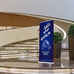 Roll up banner, custom retractable banner stand , birthday banner，31.5x80in