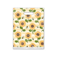 12X15 Designer Retail Boutique Printed Shopping Merchandise Bags with Handles