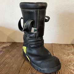 PAIR HAIX FIRE HERO MENS SIZE 7.5 FIREFIGHTING BOOTS LEATHER