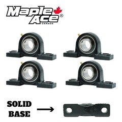 UCP202-10 Pillow Block Bearing 5/8″ Bore, 2-Bolt, Self-Aligning, Solid Base Qty4