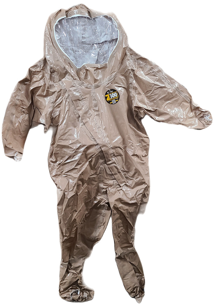 Zytron 300 Z300 Splash Protective Total Encapsulating Suit, Size 2X-3X