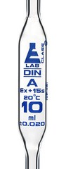 Volumetric Pipette, 10mL – Class A – Borosilicate Glass – Eisco Labs
