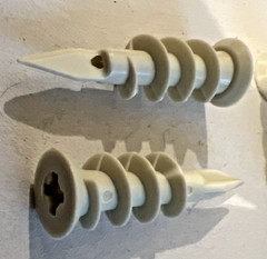 Self Drilling E Z Wall Anchors Plastic #8x 1-3/4″ for Drywall, Sheetrock