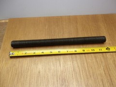 7/8-9 X 12″ Fully Threaded Rod Plain Carbon Steel All Thread Right Hand