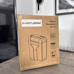 12 Sheet Commercial Office Paper Shredder, P-4 Security, 4.5 gal, Quiet 58 dB