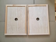 2 Cedar Bee Hive Screened Bottom Boards and 2 Inner covers–Langstroth 8 Frame