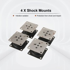 4pcs Shock Mount For Stanley Hydraulic HS6000 HS6019 HS6100 HSX6 Bobcat PCF64