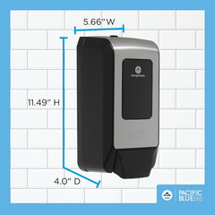 Pacific Blue Ultra Wall-Mounted Manual Dispenser for Foaming Hand Soap and Hand
