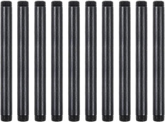 10 Pack 1/2 Inches X 8 Inches Black Malleable Steel Nipples Fitting