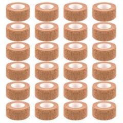 24 Pack Self Adherent Cohesive Wrap Bandages 1 Inches X 24 Count (Pack of 1)