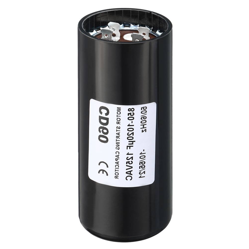 Motor Start Capacitor 850-1020uF/Mfd 125V 50/60Hz CD60 Run Capacitor Motor