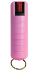 HOT ON MARKET Women Pepper Spray 1. 4 1/2 oz PINK MOLDED Keychain SELF DEFENSE