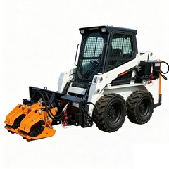48” Pallet Fork Grapple Hydraulic Loader New Attachment Landhonor Skid Steer