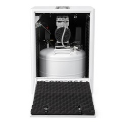 Dental Silent Air Compressor 40L 800W Soundproof Box w/ Wheels 155L/min GA-02X