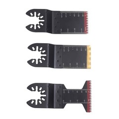100 Pcs Japanese Tooth Oscillating Saw Blades Titanium Multitool Blades Kit