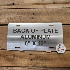 10 Pieces ALUMINUM LICENSE PLATE SUBLIMATION BLANKS 6″x 12″ / NEW BEST QUALITY
