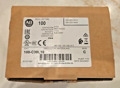 New 100-C30L10 Allen Bradley 100-C IEC Contactor, Screw Terminals, Line Side