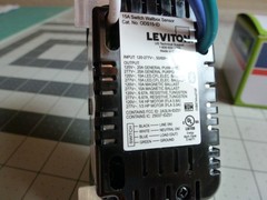 1 – Leviton ODS15-IDW Occupancy Self-Adaptive Sensors – Passive Infrared (PIR)