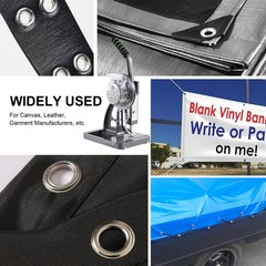 Grommet Tool Kit, Automatic Eyelet Feeding Hand Manual Hole Eyelet Press Punch